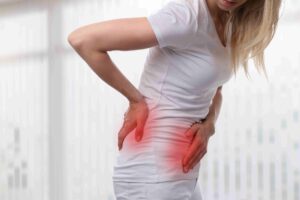 kidney stones pain position